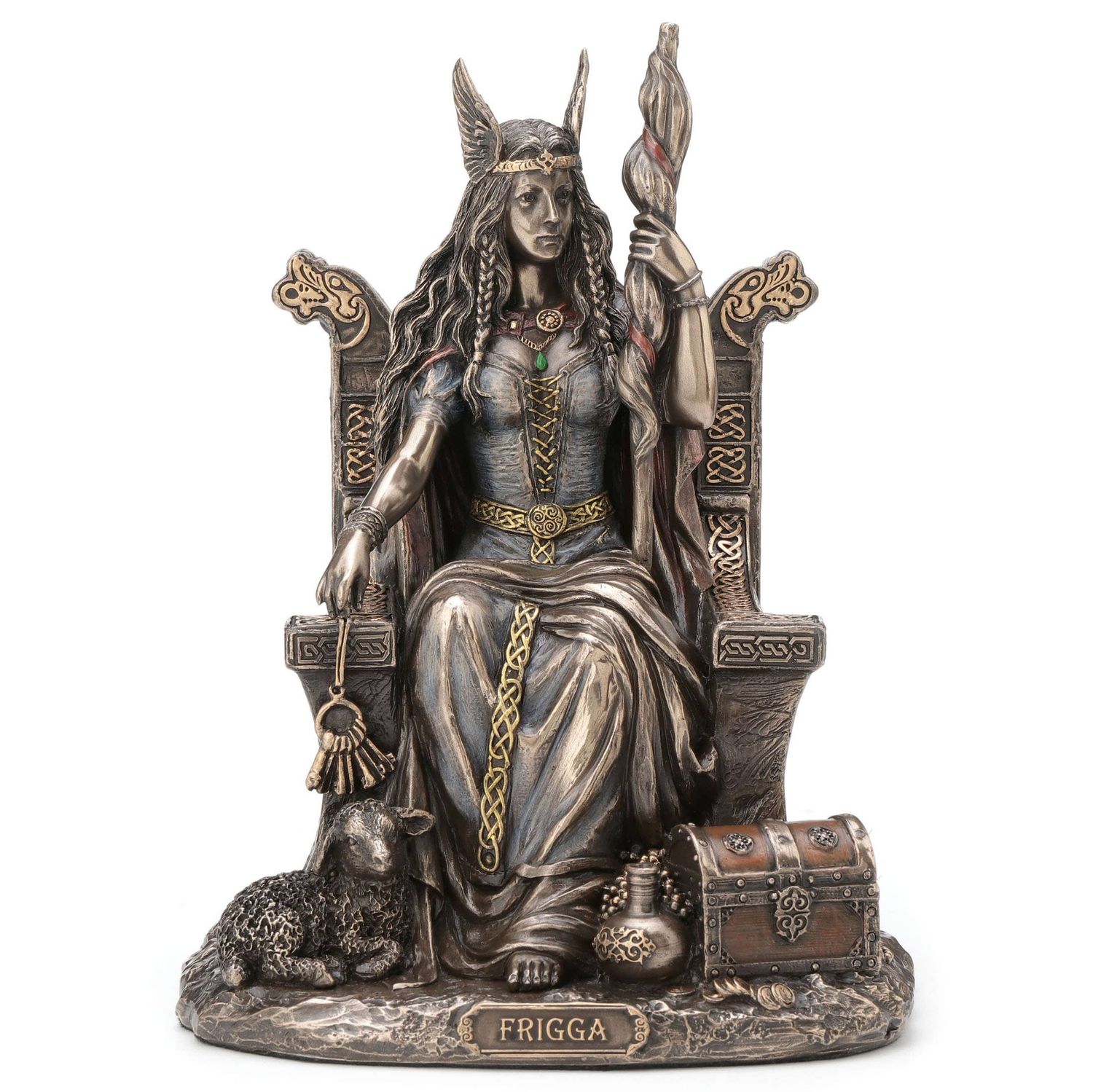 Frigga Sitting On Throne