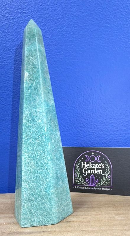 Amazonite Obelisk 6”