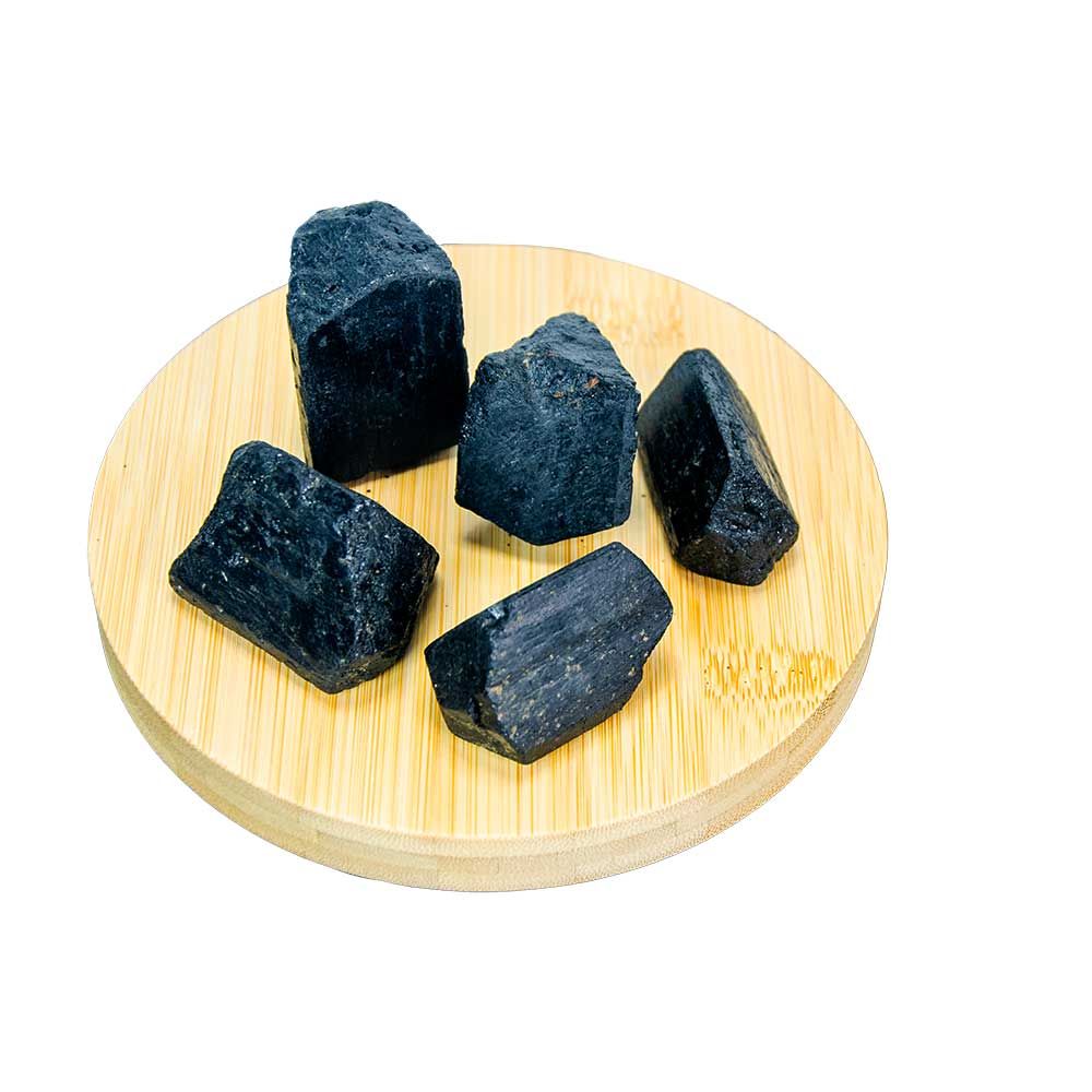 Rough Black Tourmaline Points, Stone Type: black tourmaline