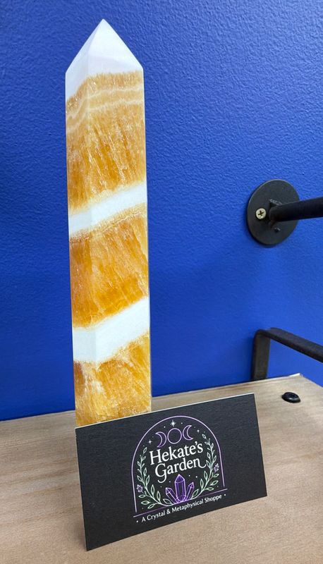 Orange Calcite Statement 8”