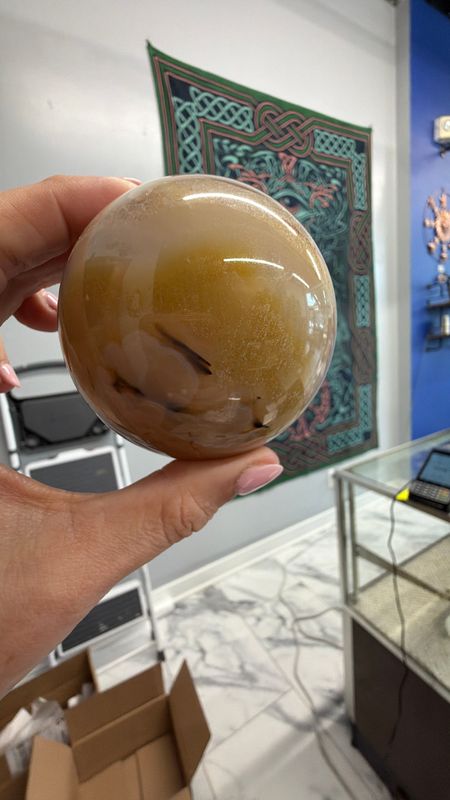 Agate Sphere 3”