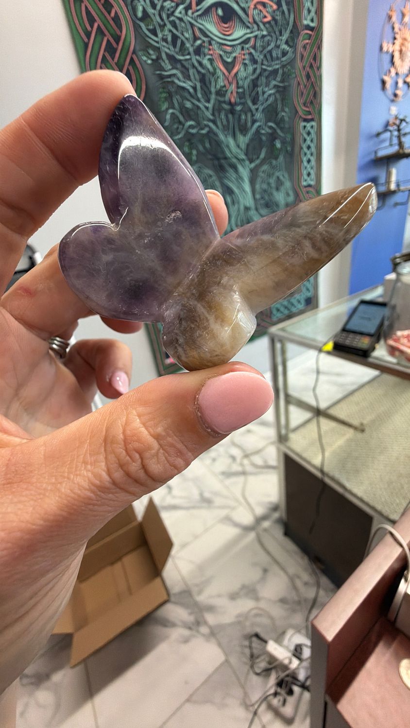 Amethyst 3D Butterfly