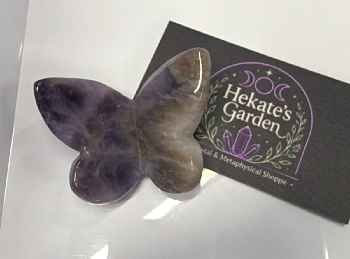 Amethyst 3D Butterfly