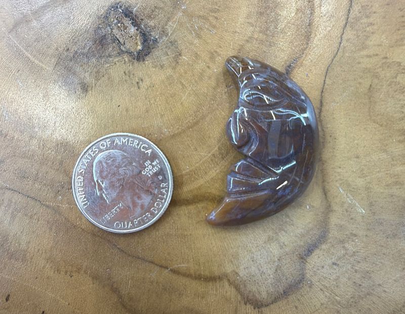 Ocean Jasper Moon Face