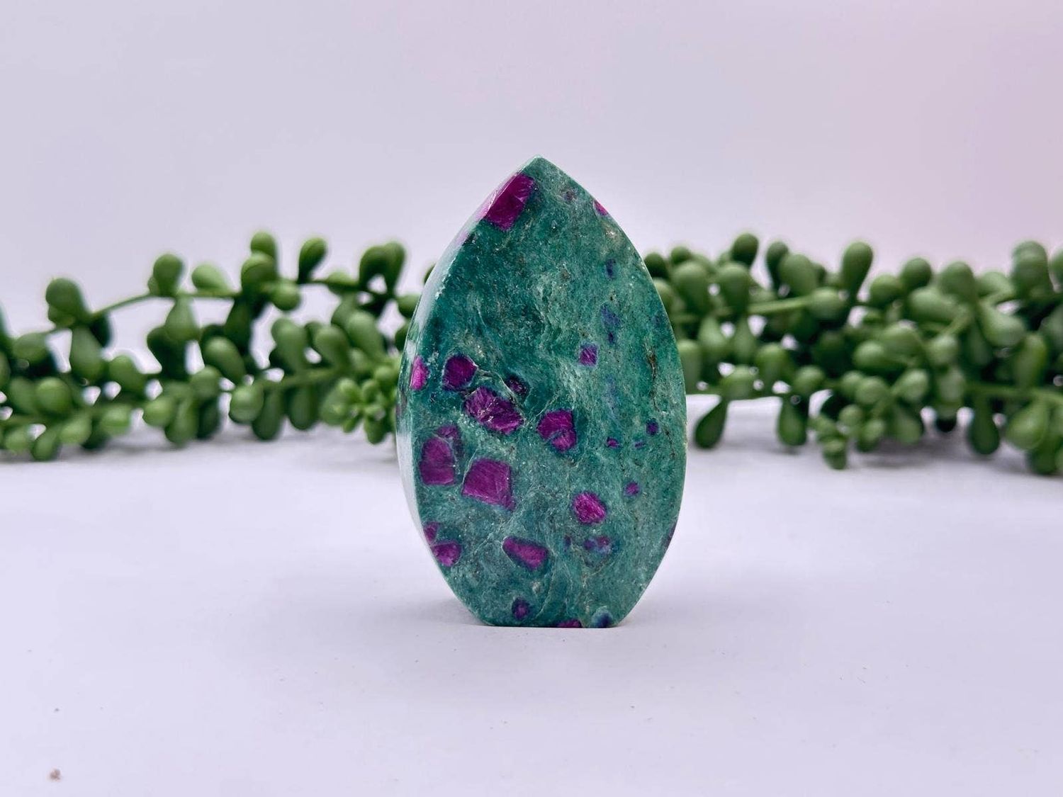 Ruby Fuchsite Flame  (Approx 70MM) - AAA Quality