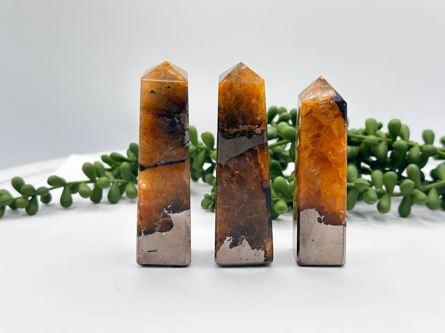 RARE - Golden Healer w/Pyrite 4-Sided Obelisk Tower