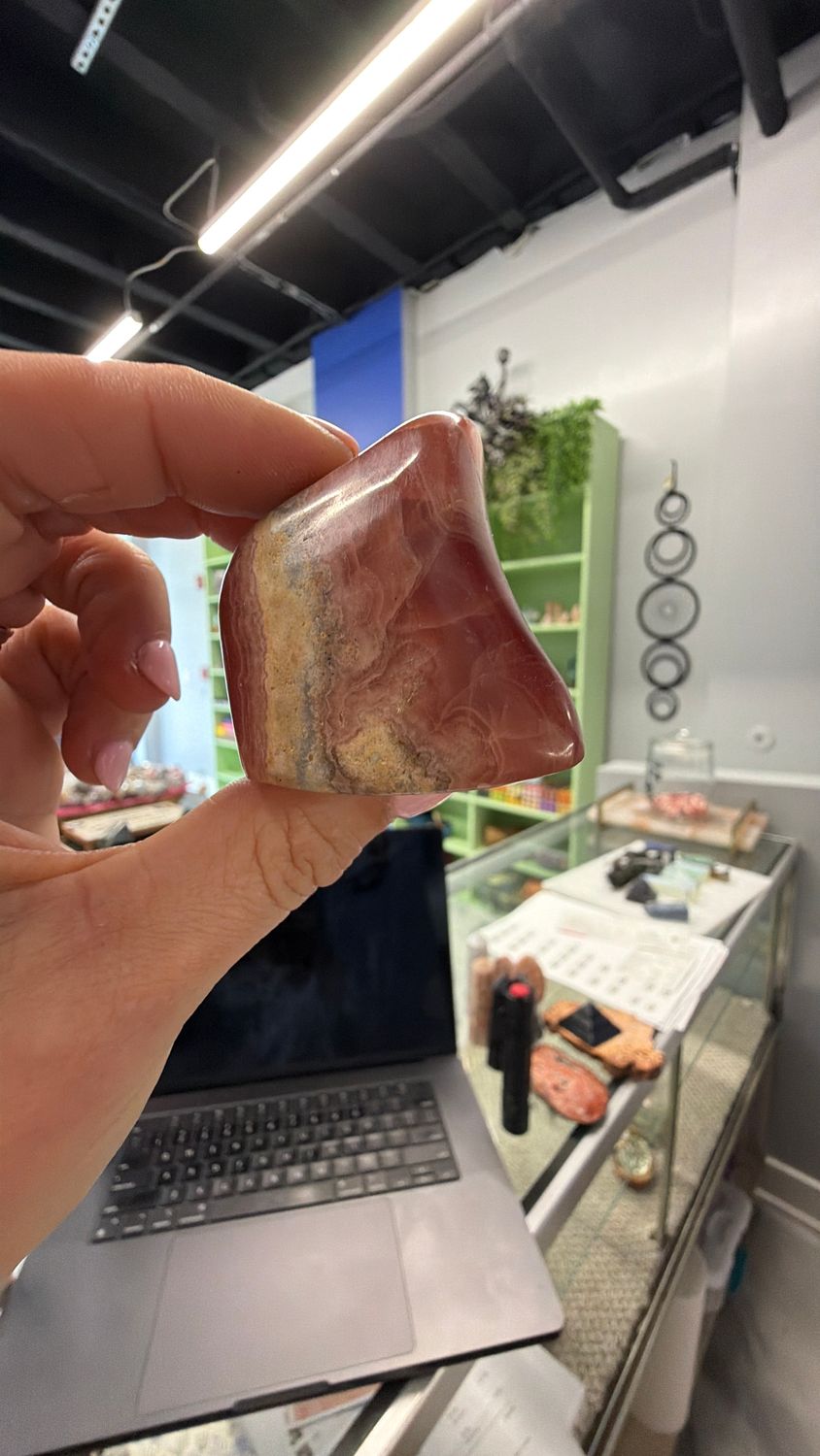 Rhodochrosite Freeform 1.5”