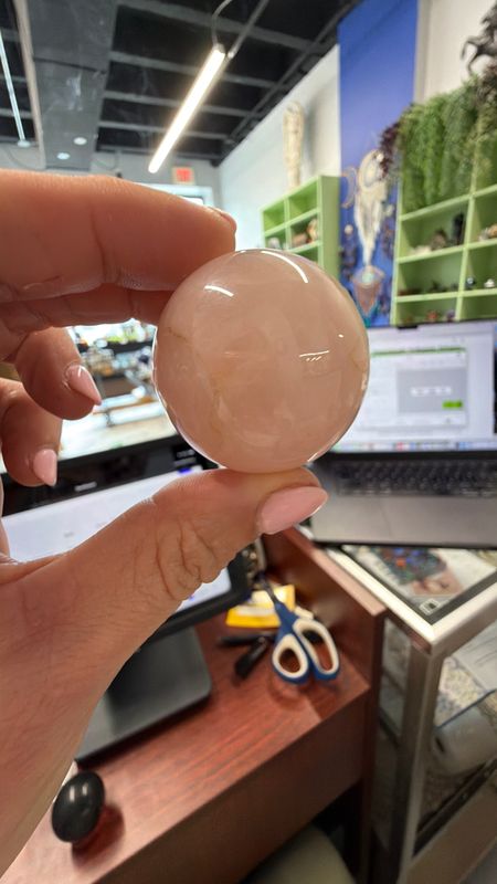 Rose Quartz Sphere 1.5”