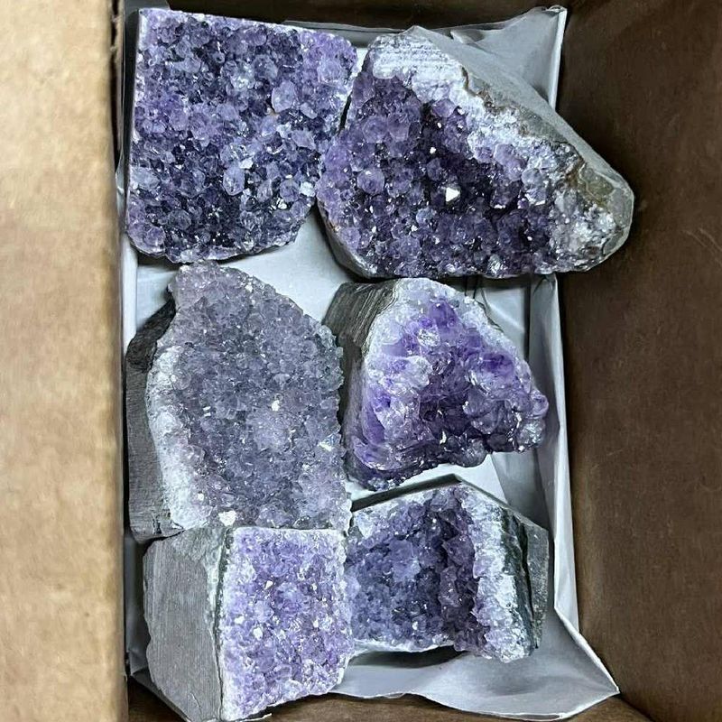Amethyst Cut Base Clusters