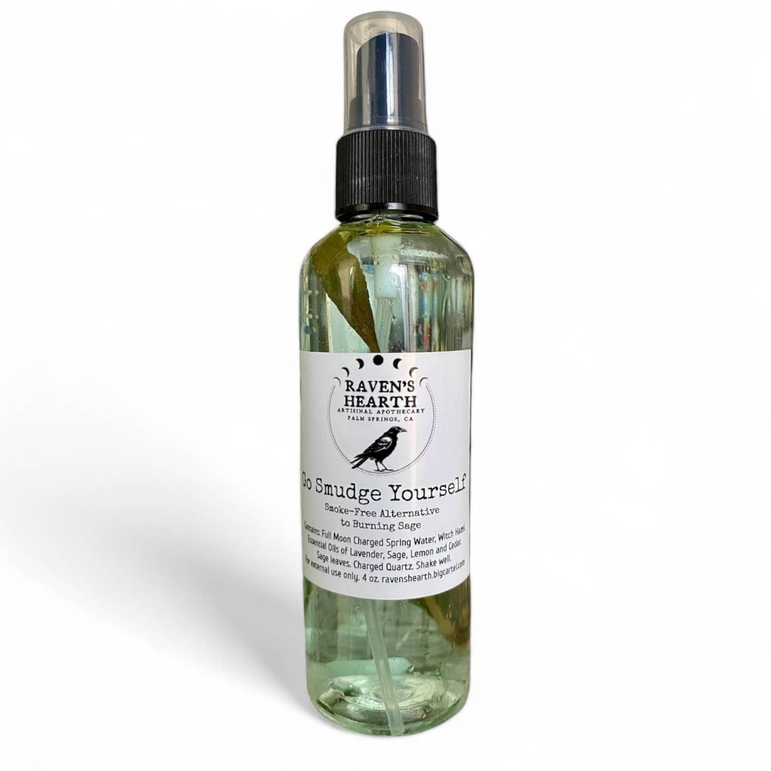 Go Smudge Yourself Sage &amp; Crystal Spray, Style: Plastic bottle