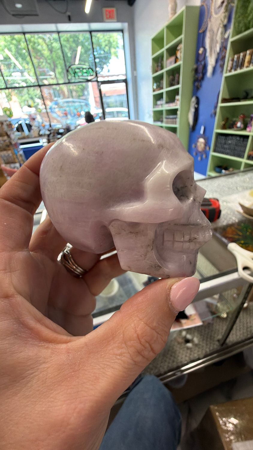 Kunzite Skull 3”