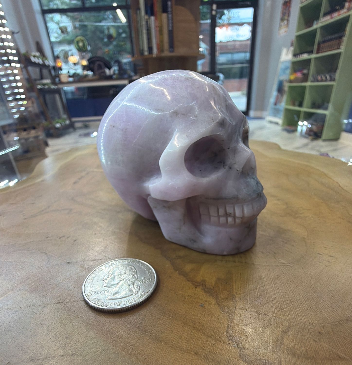 Kunzite Skull 3”