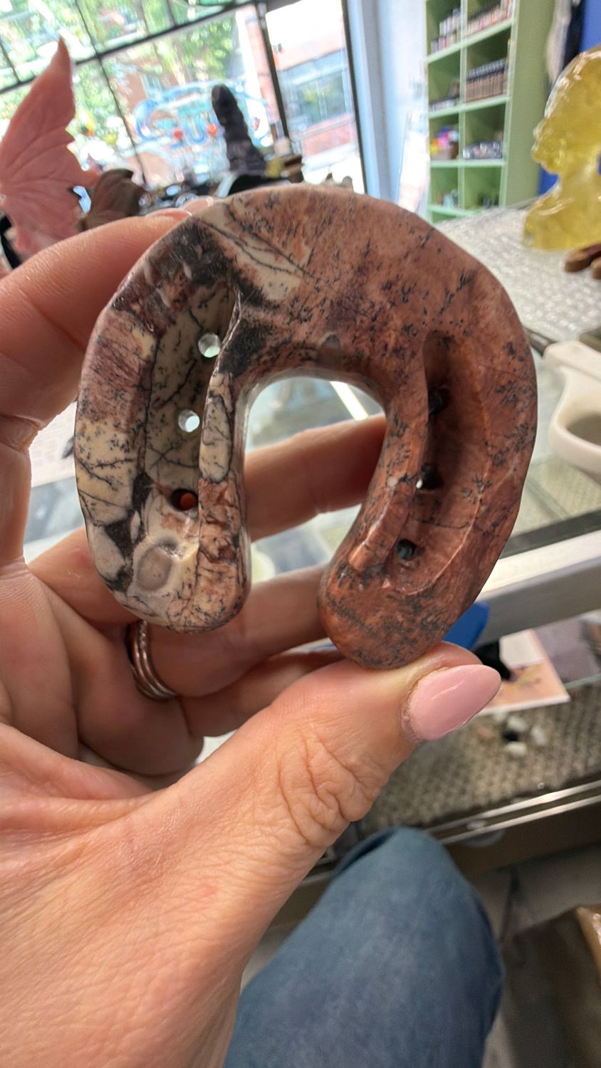 Dendritic Jasper Horseshoe 2.5”