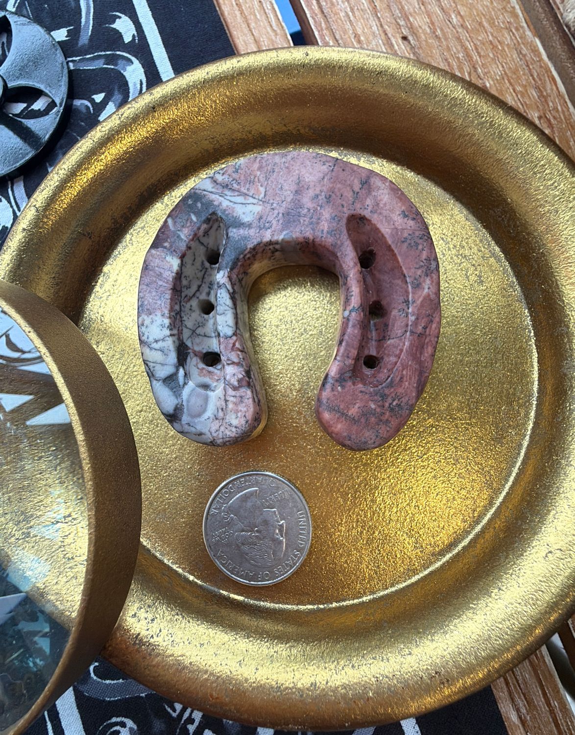 Dendritic Jasper Horseshoe 2.5”
