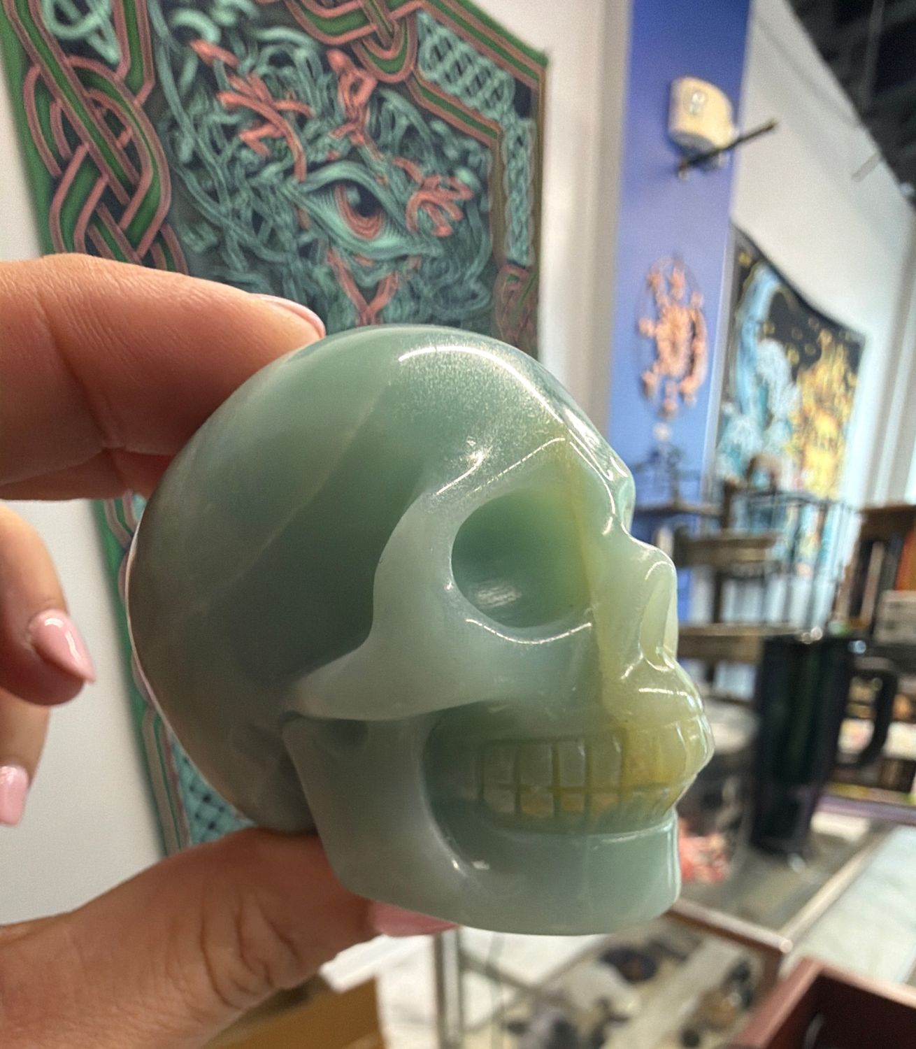 Caribbean Calcite Skull 2.5”