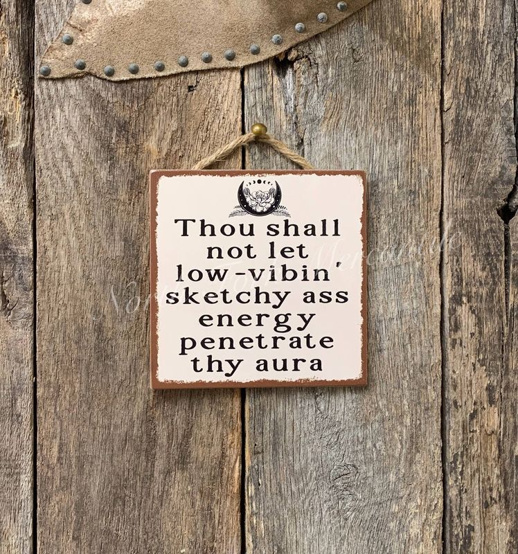 Thou Shall Not let Low-Vibin Sketchy Ass Energy Penetrate 