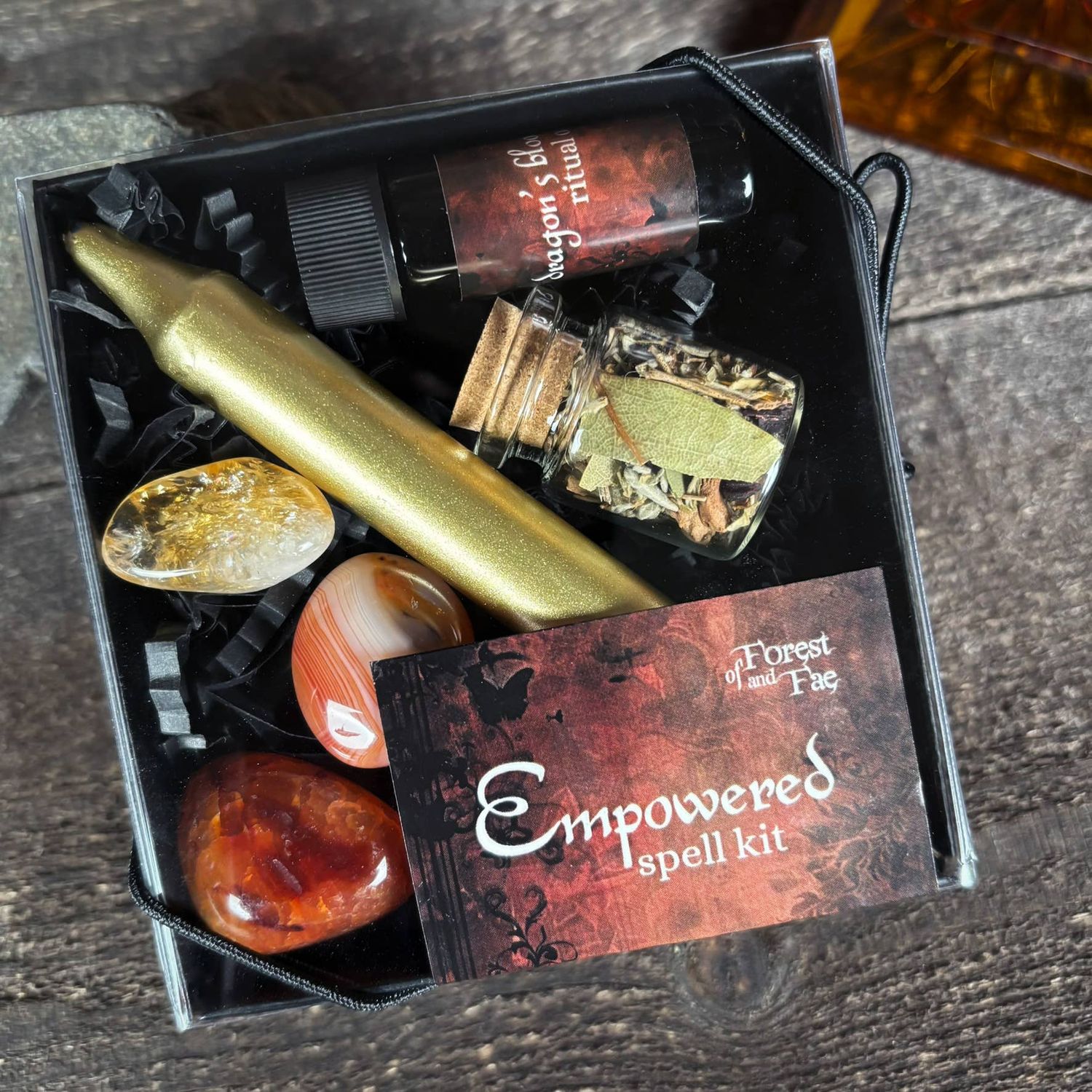 Empowered Spell Kit • Witchcraft Courage &amp; Strength