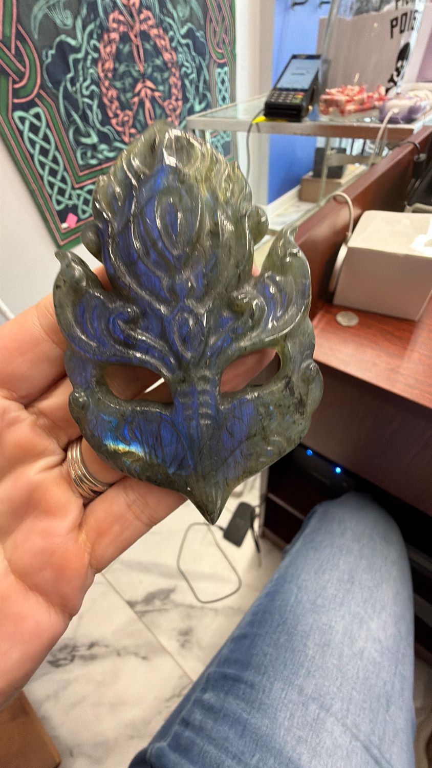 Labradorite Mask 4”