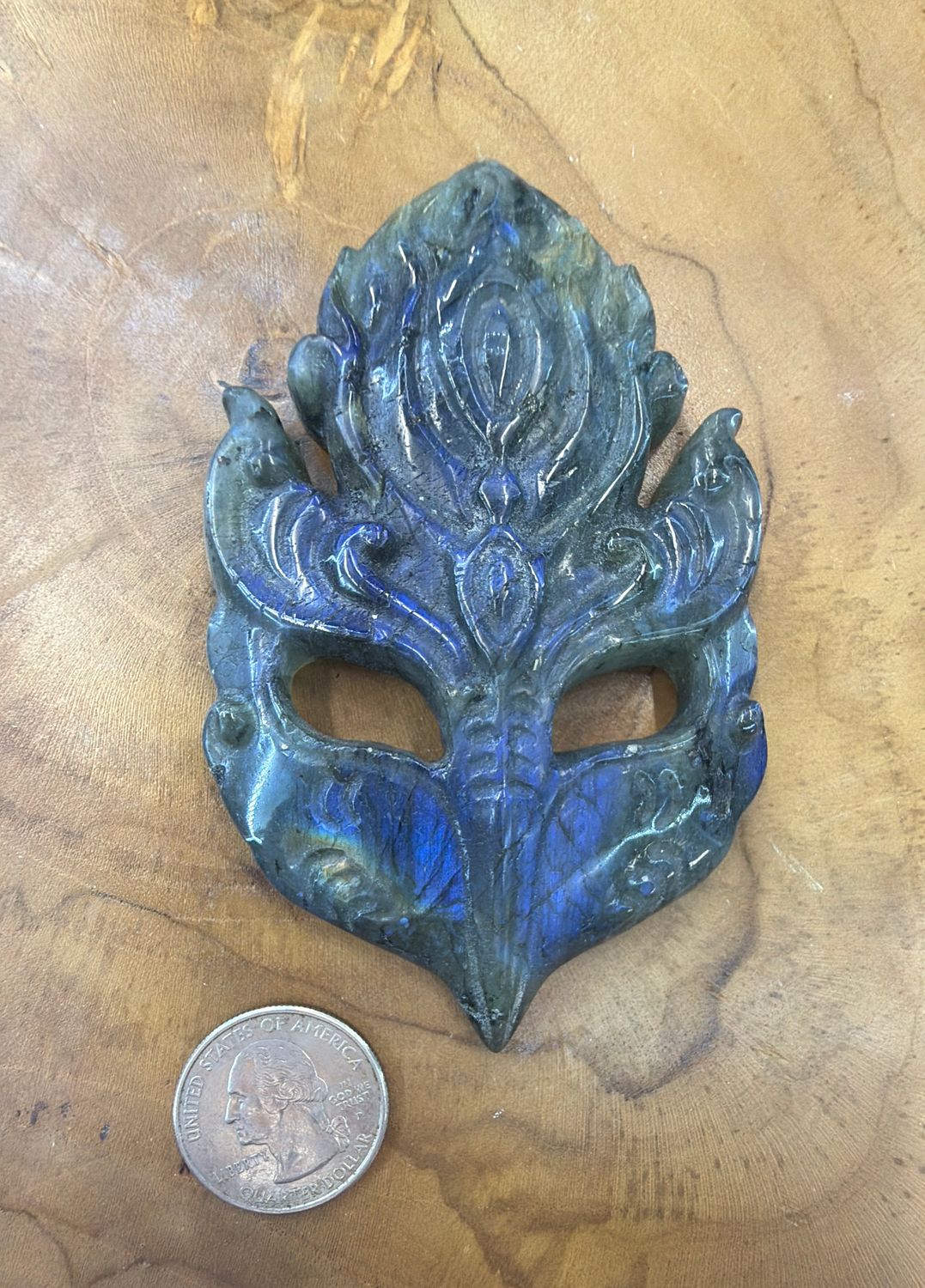 Labradorite Mask 4”