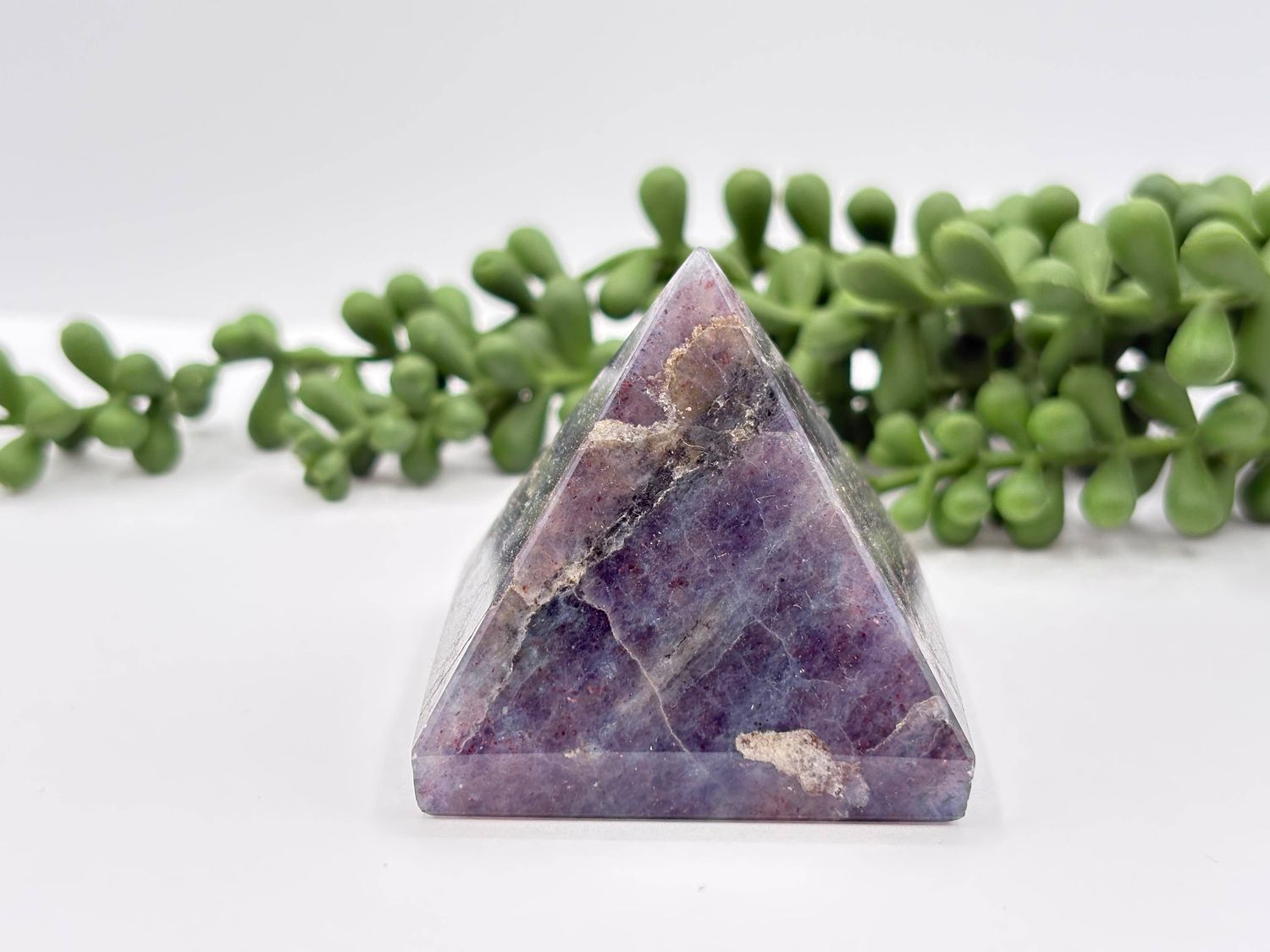 Iolite  Gemstone Pyramid - 5CM