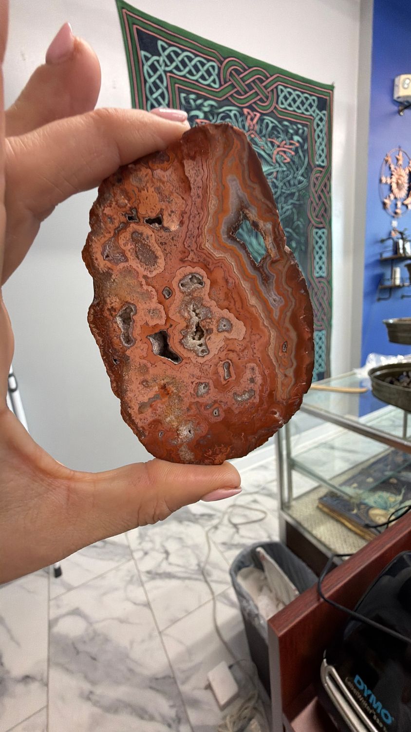 Crazy Lace Agate 4”