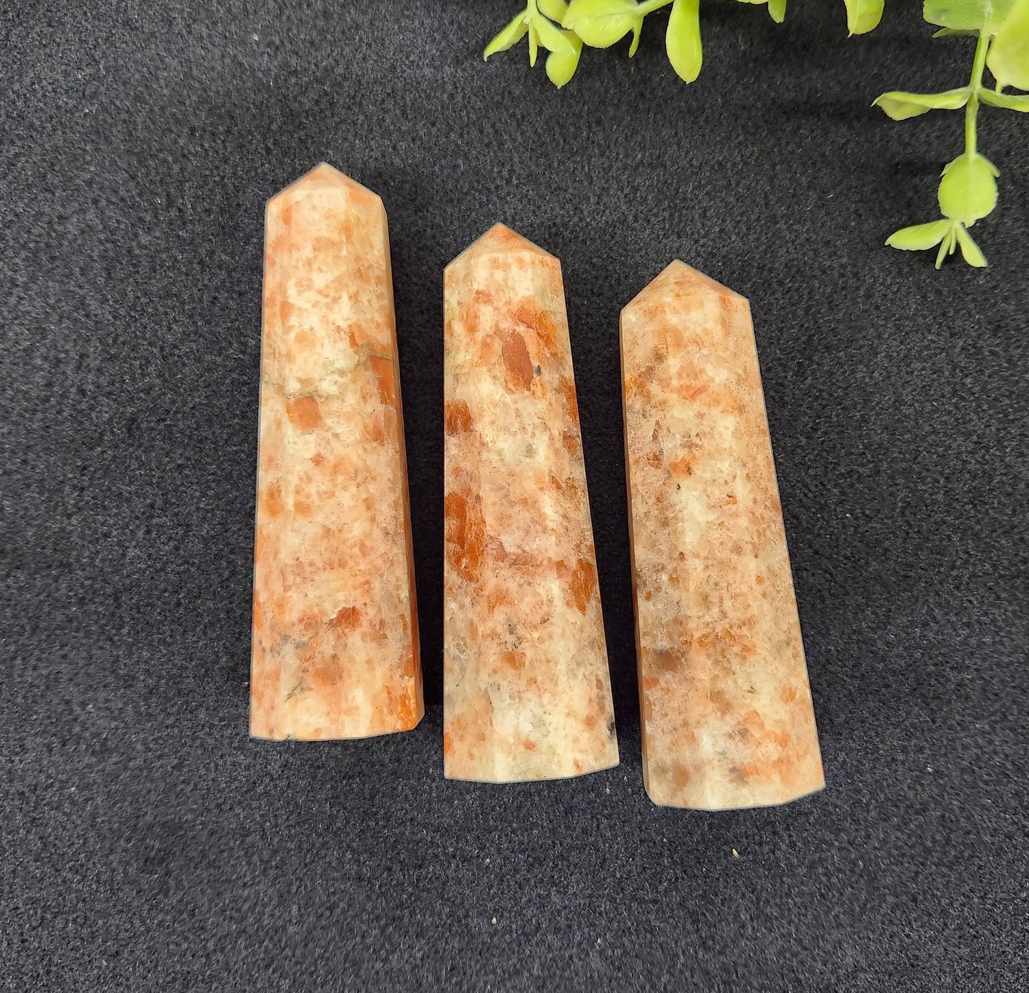 Sunstone 8 Faceted Tower 3.5 - 3.75 inches or 8.9 - 9.5cm