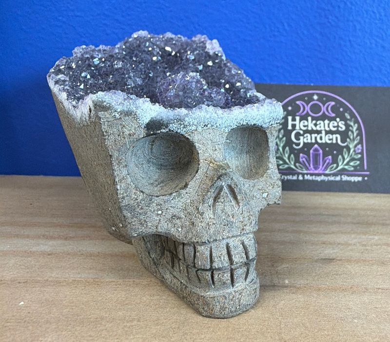 Amethyst Skull 4”