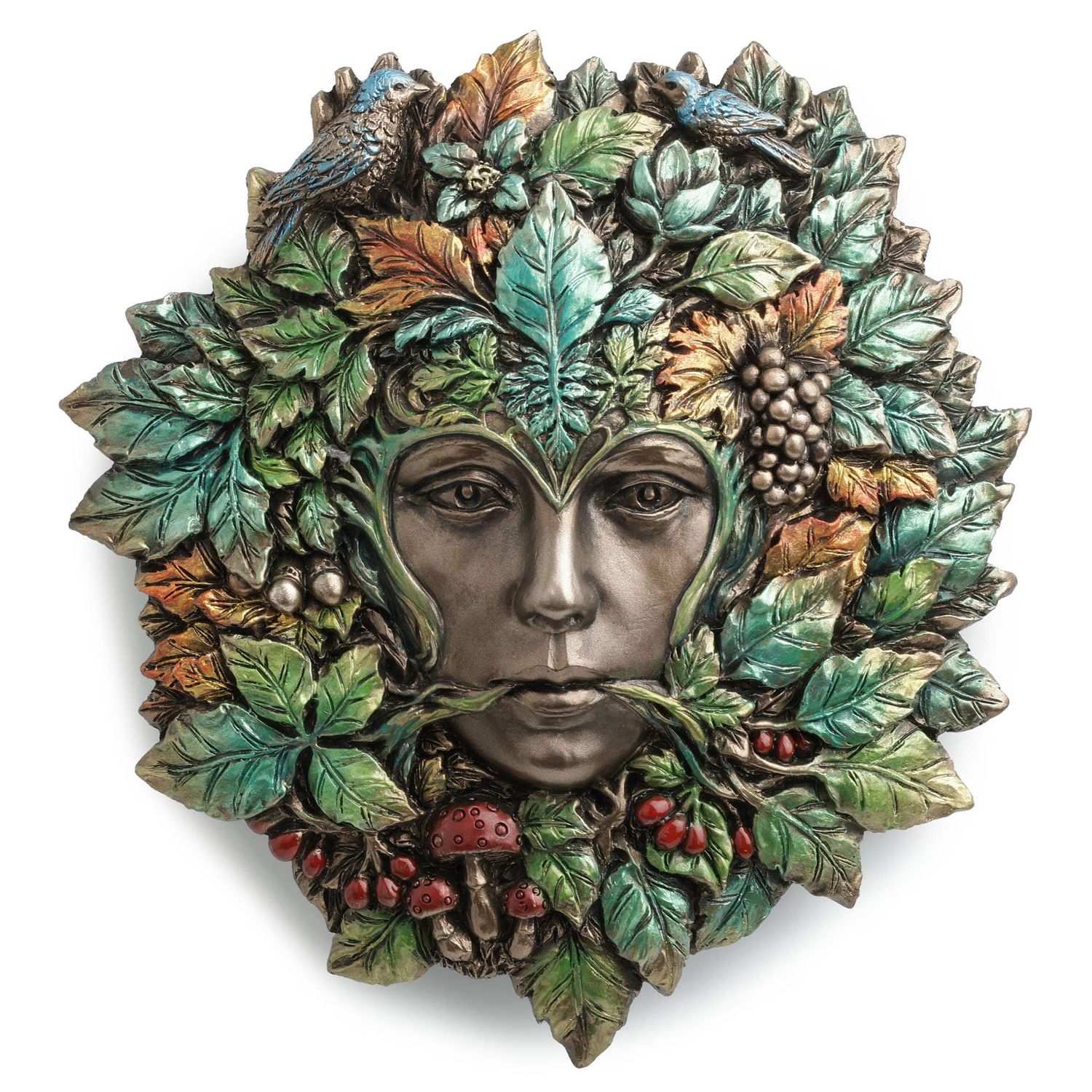 Greenman Lady Of Abundance Wall Plaque