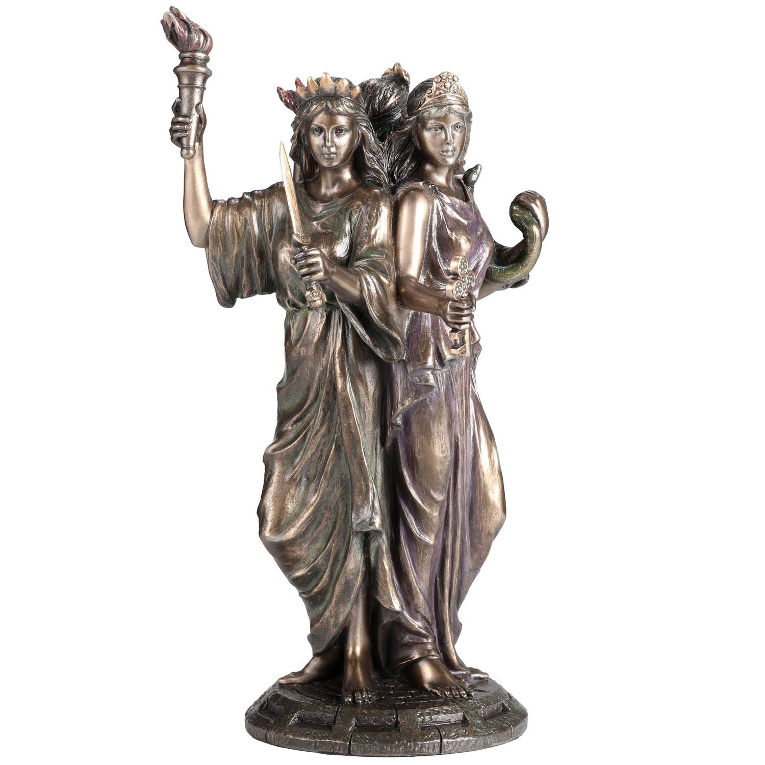 8 1/4 Inches Hecate Greek Triple Goddess Of Magic CCB