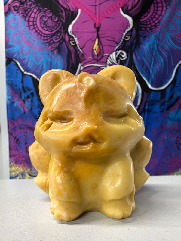 Yellow Jade Nine Tail Fox