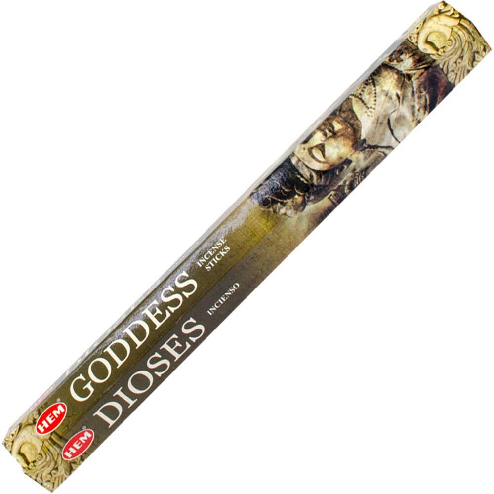 Hem Hexagonal Pack Incense 20 Gr Goddess (Pk 6)