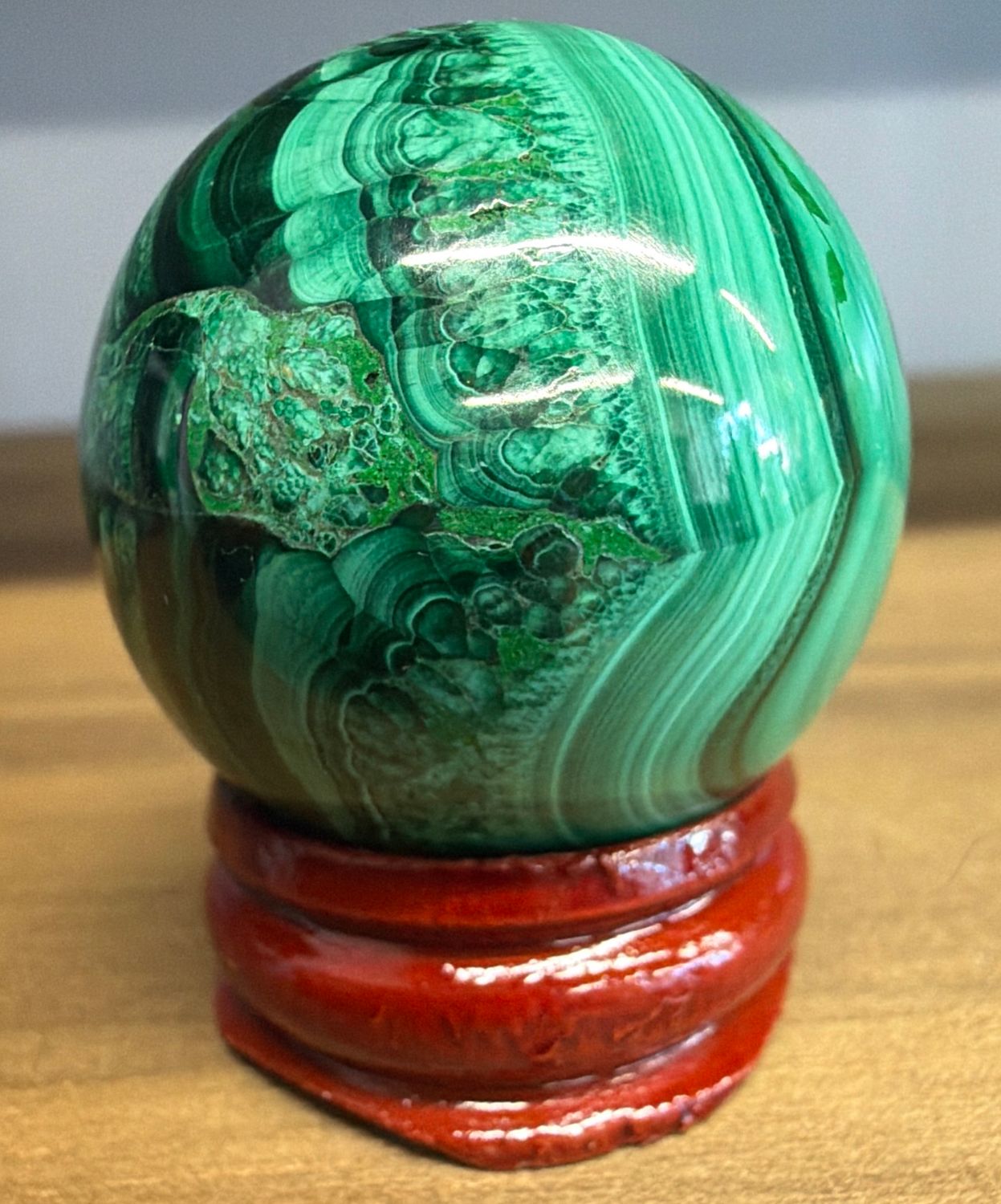 Malachite Sphere 1.5”