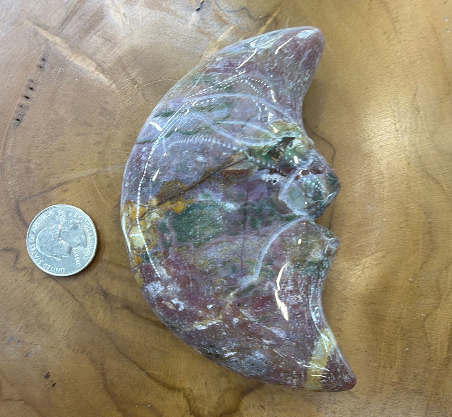 Ocean Jasper Moon 4”