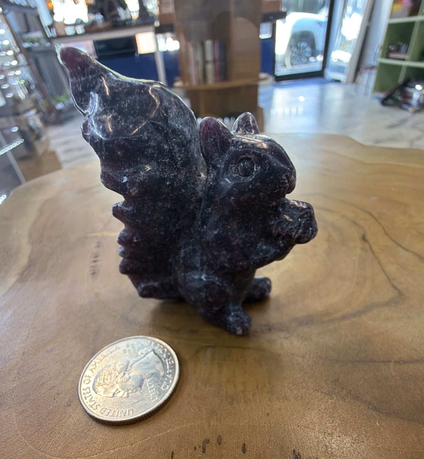Lepidolite Squirrel
