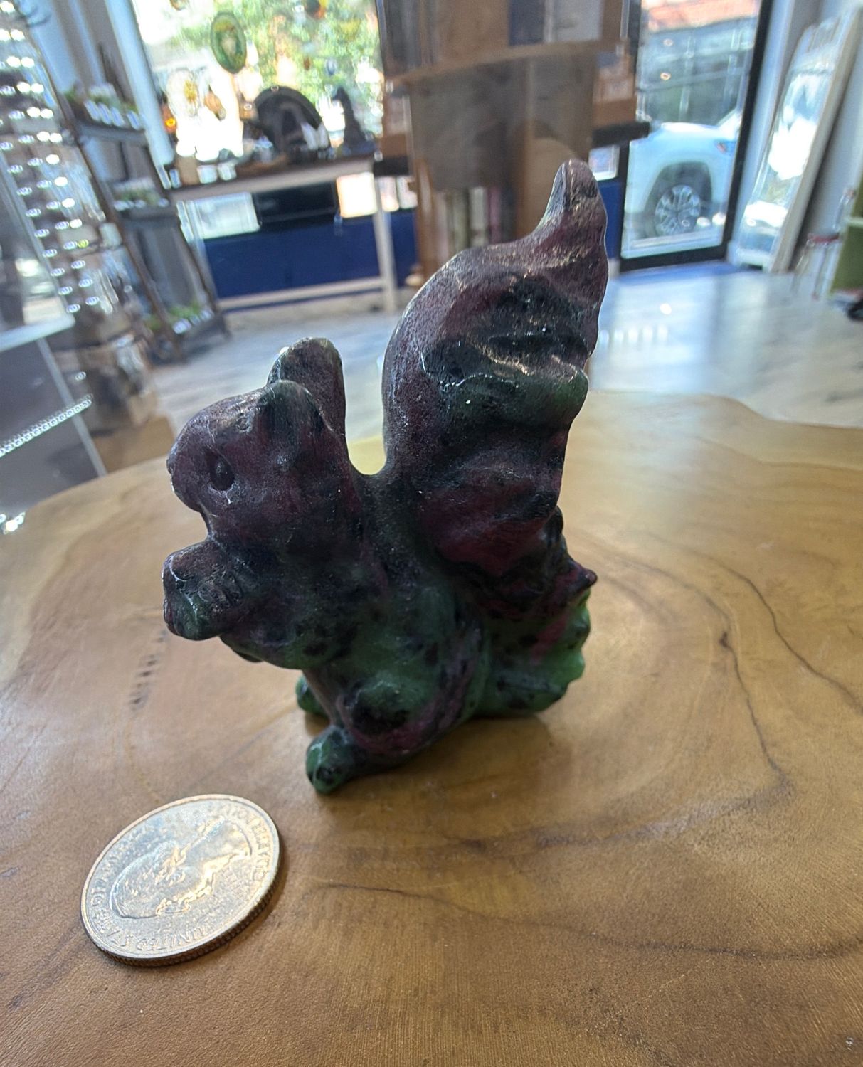 Ruby In Zoisite Squirrel