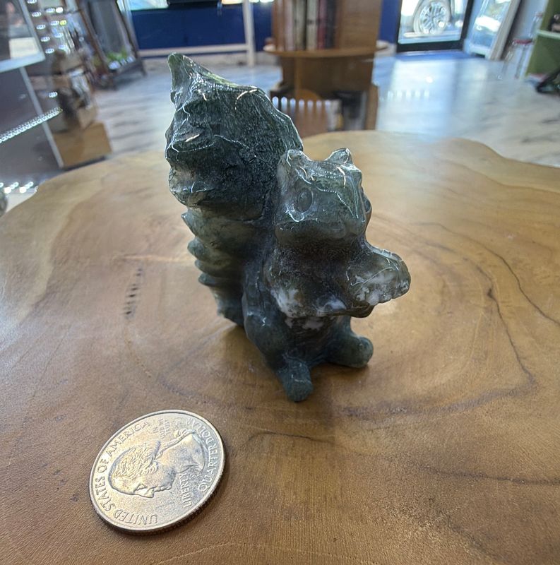 Moss Agate Squirrel
