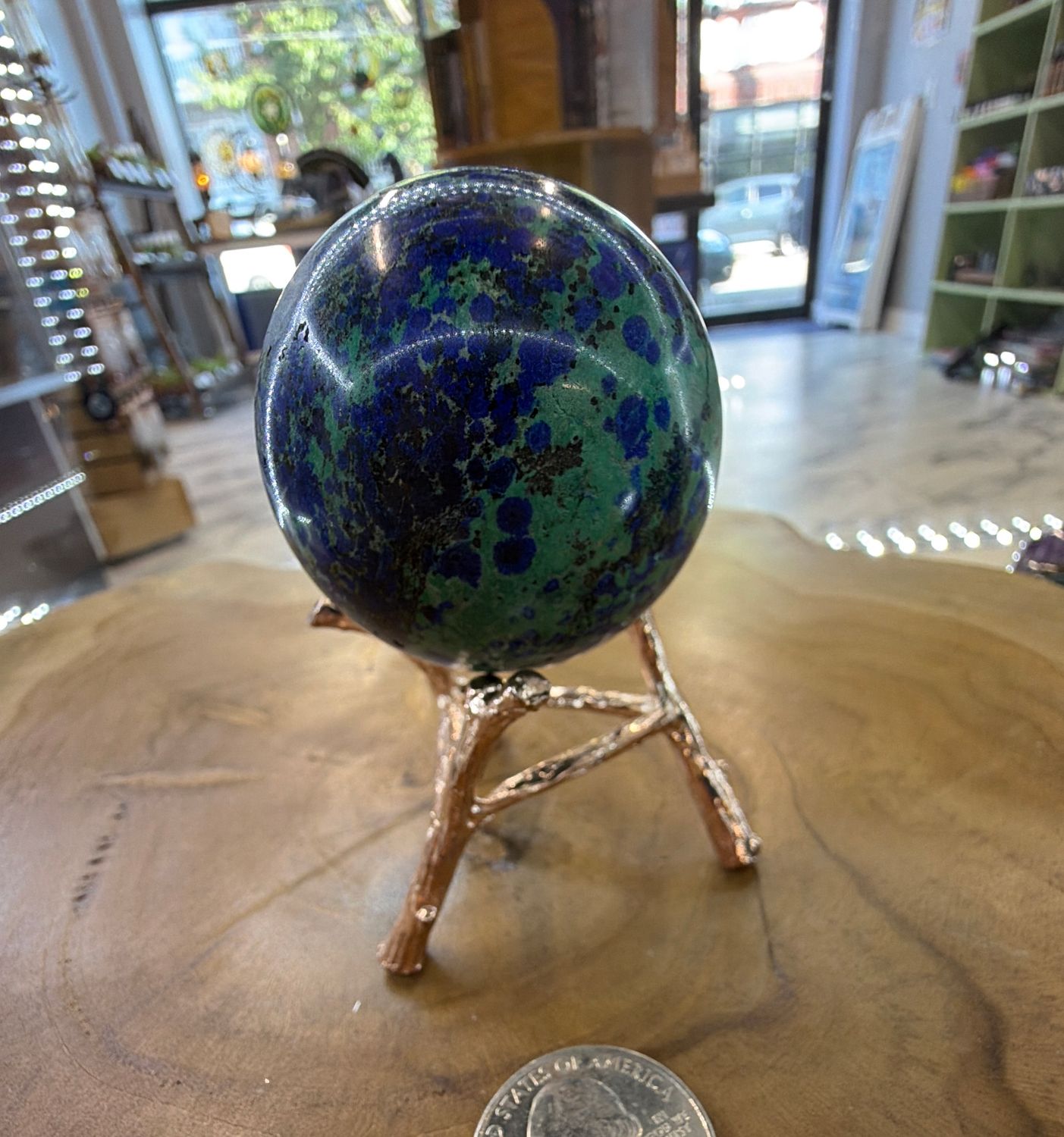 Malachite/Azurite Sphere