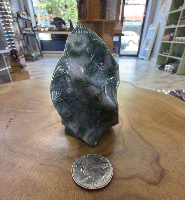 Moss Agate Flame