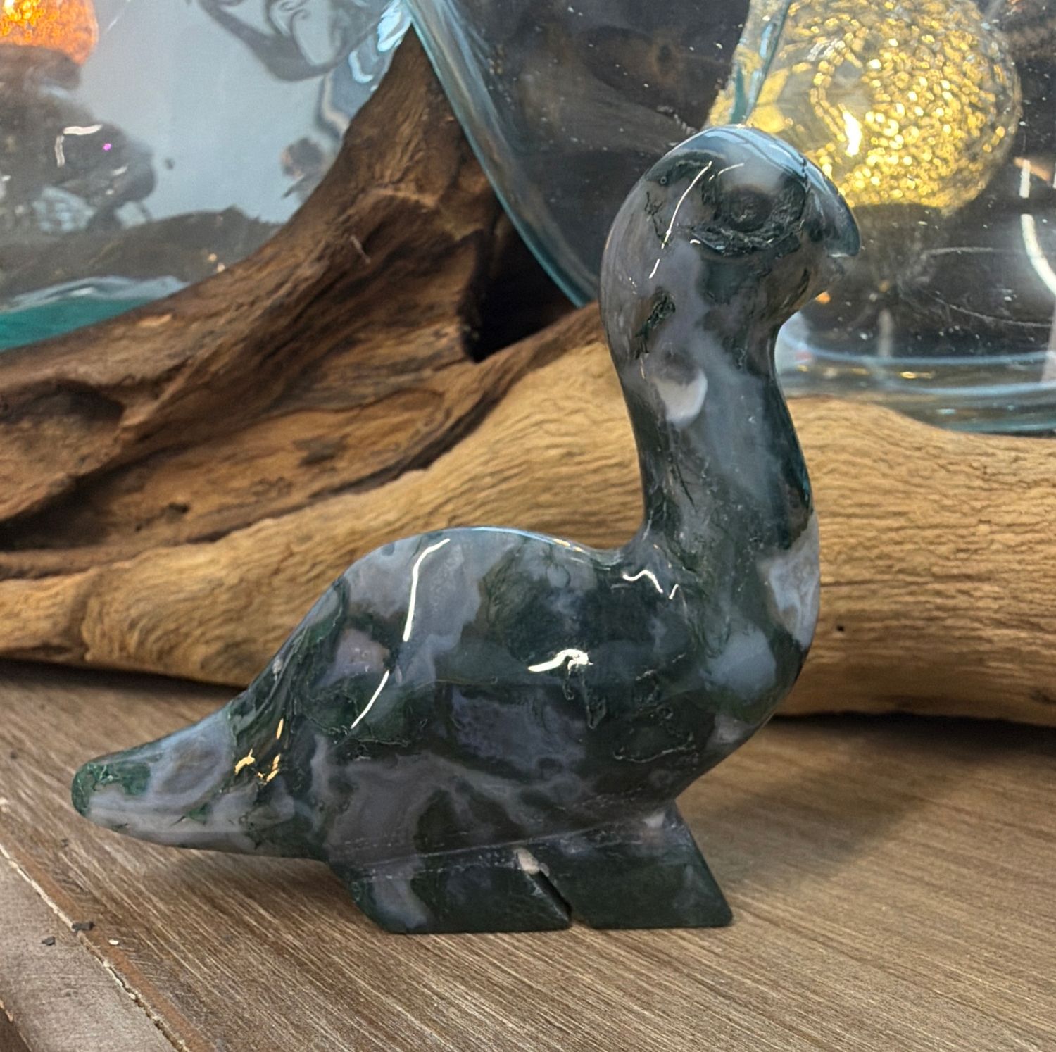 Moss Agate Dino