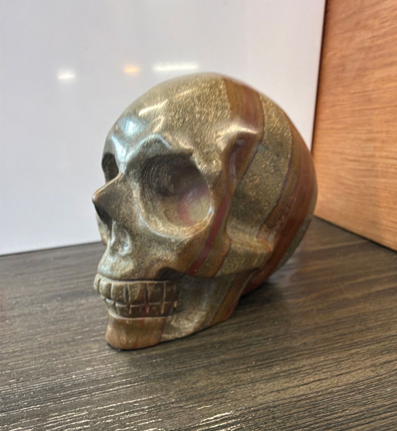 Jasperite Skull