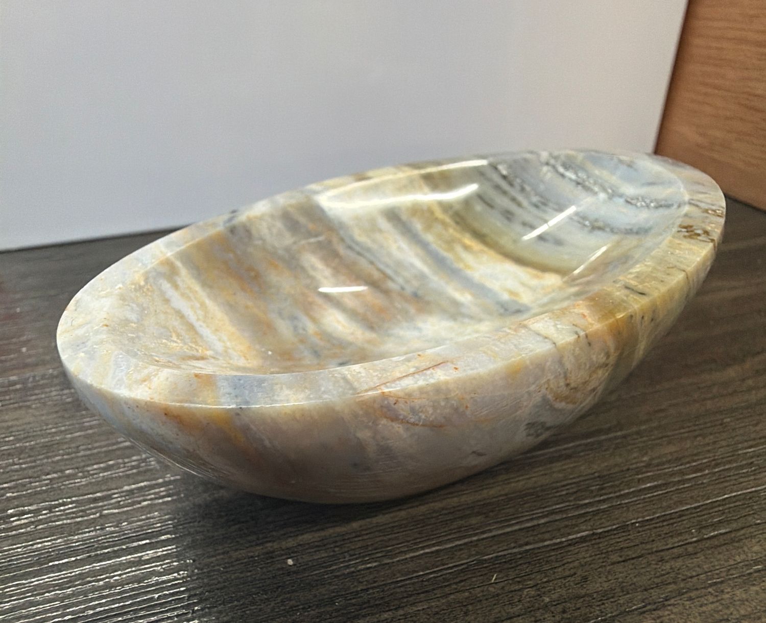 Dendritic  Chalcedony Bowl