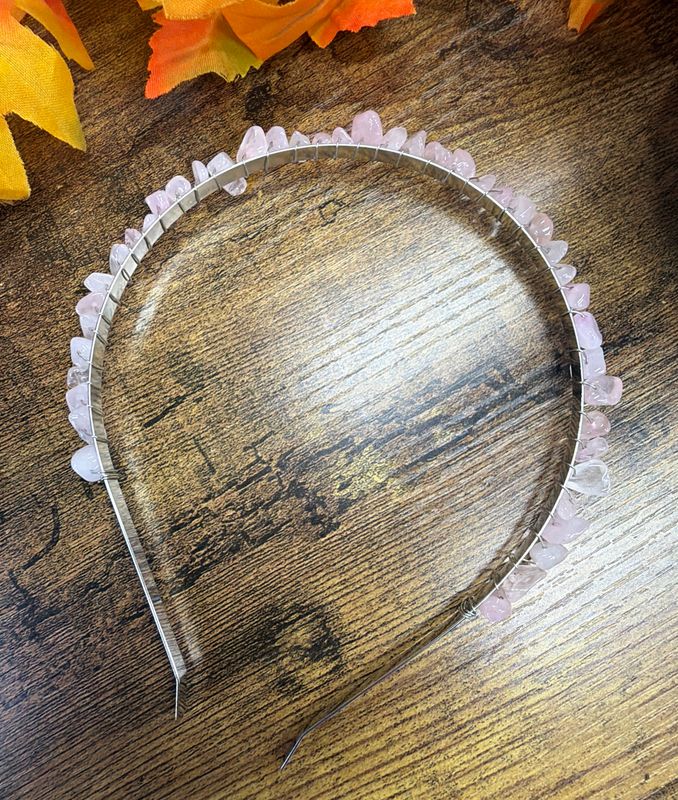 Rose Quartz Headband