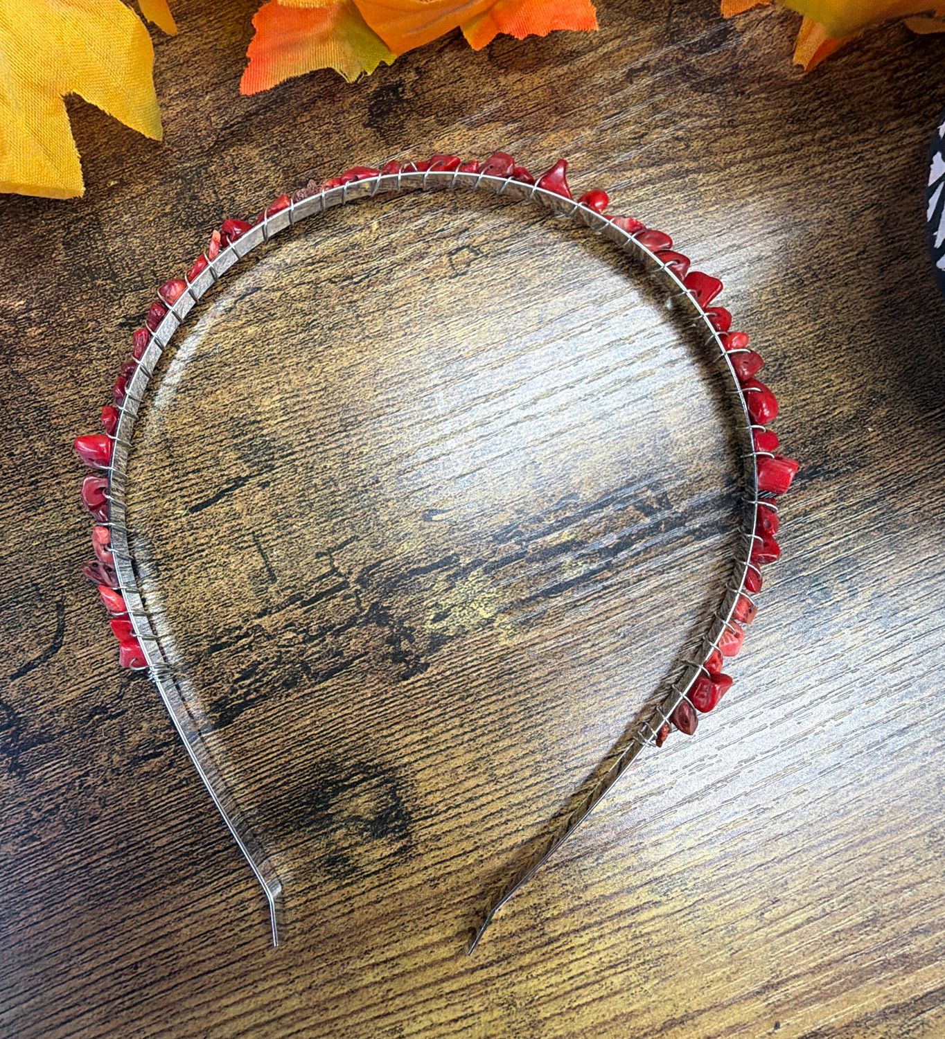 Red Coral Headband