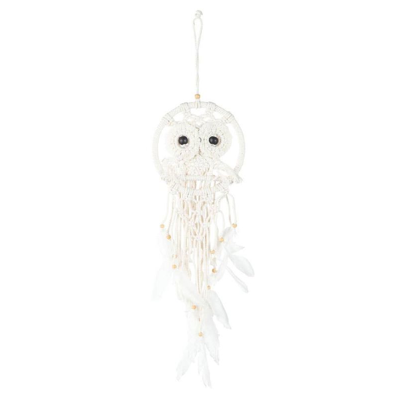 MACRAME OWL DREAMCATCHER