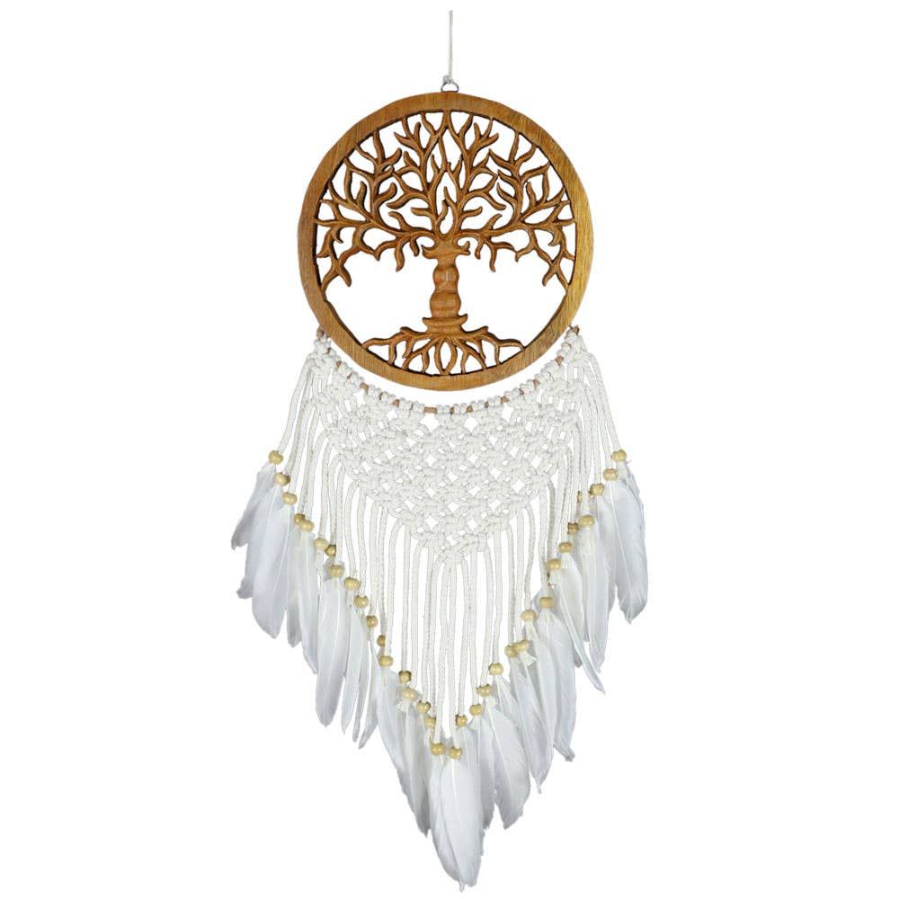 Wooden Tree Of Life Dreamcatcher
