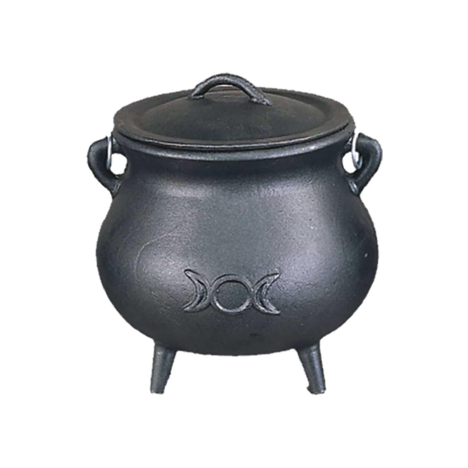 Cast Iron Cauldron - Triple Moon (7 in.)