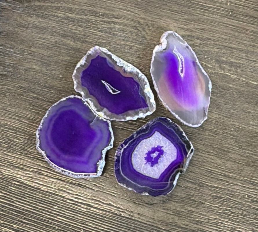 Purple Agate Cell Phone Grip