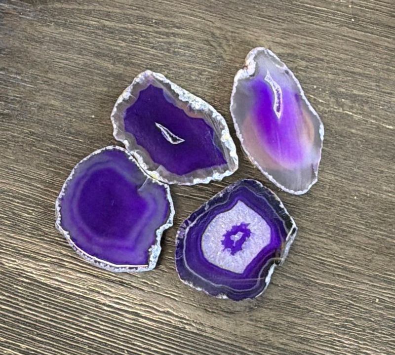 Purple Agate Cell Phone Grip
