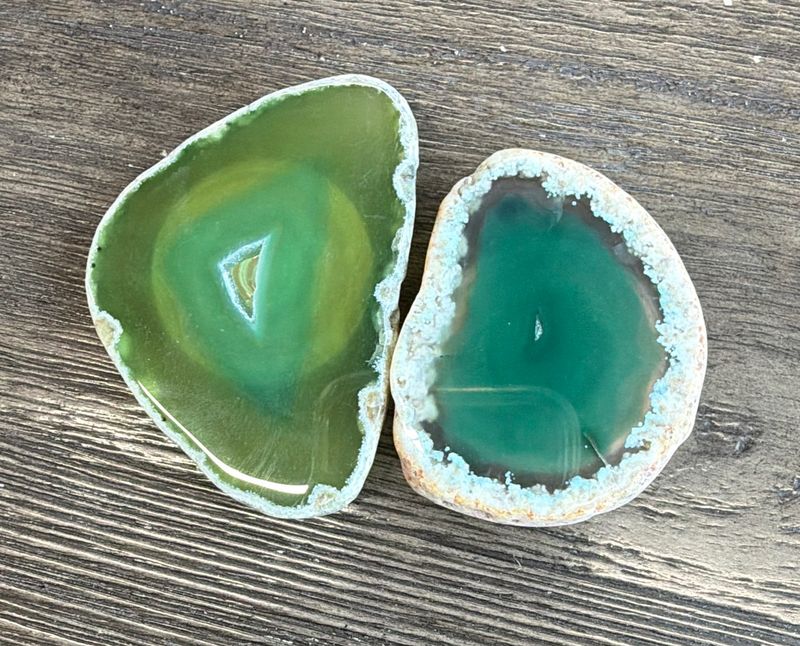 Green Agate Cell Phone Grip