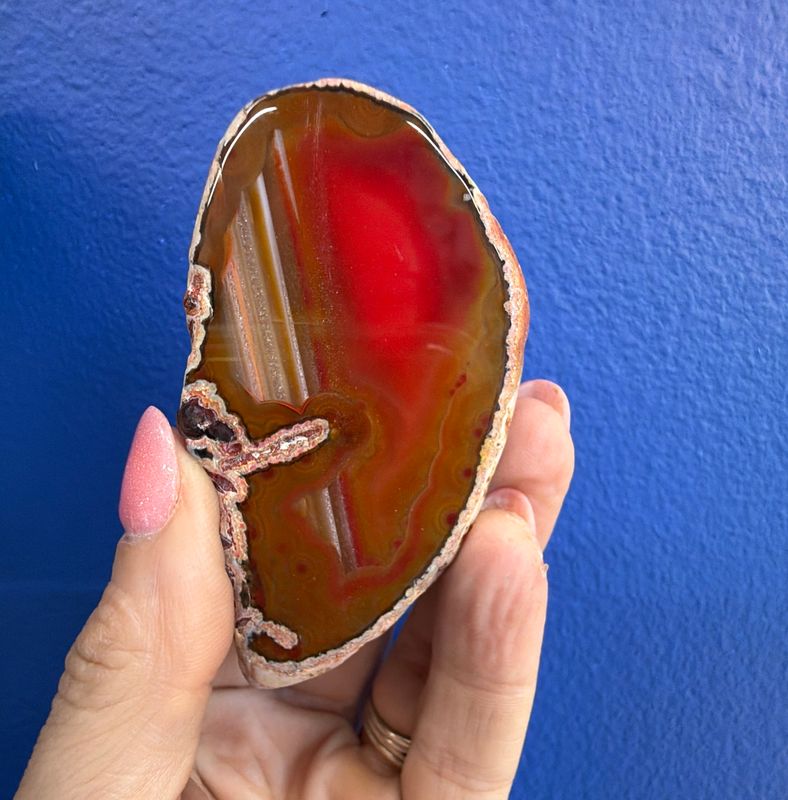Carnelian Cell Phone Grip Holder
